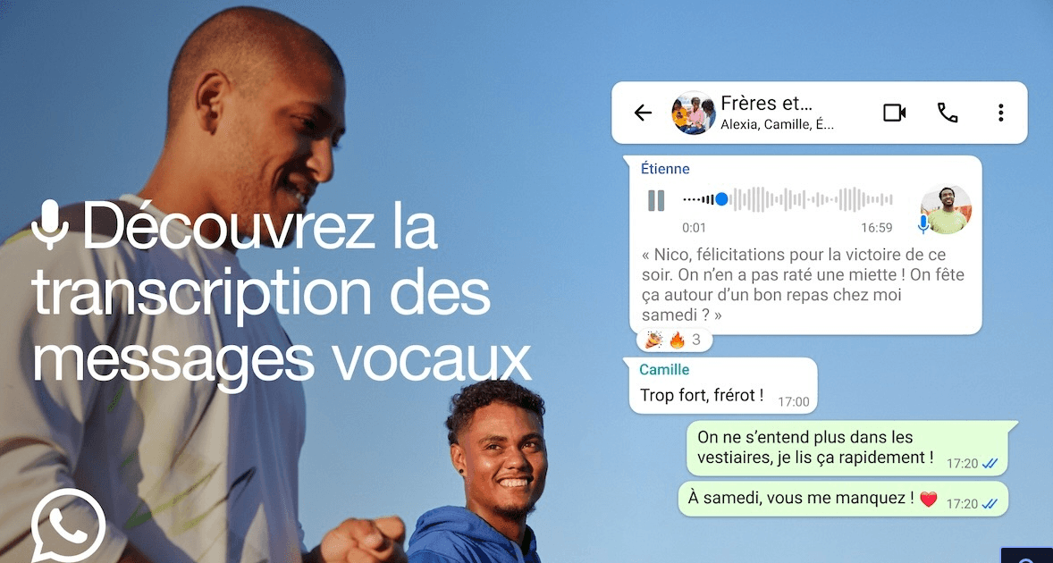WhatsApp lance la transcription des messages vocaux : comment ça marche