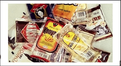 Boissons alcoolisées en sachet : une vaste opération de saisie dans le Borgou
