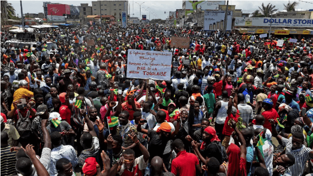 togo en ébullition : "marée humaine" dans les rues pour renverser la dynastie gnassingbé !